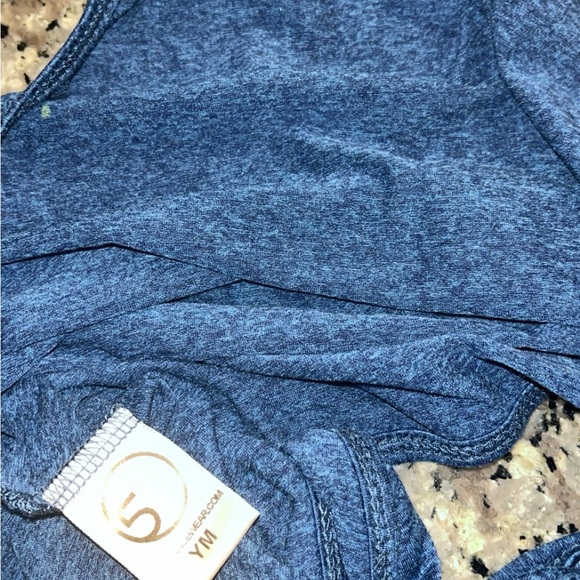 The most adorable low back mock neck dance tank from Five! EUC 💙 - Picture 3 of 4